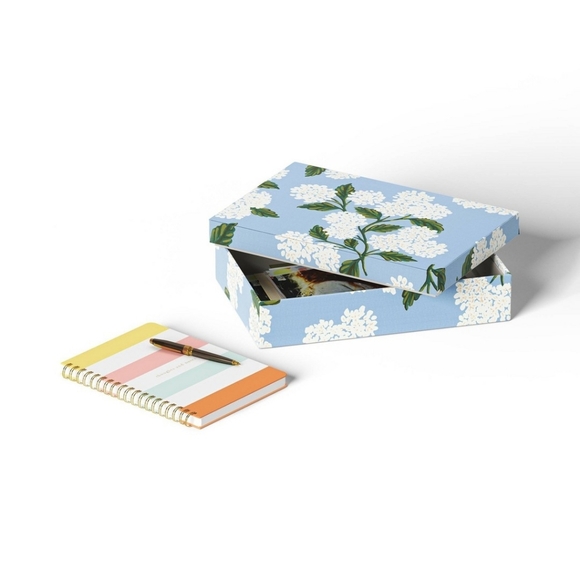 NWT Rifle Paper Co x Target Medium Hydrangea Storage Box LIMITED EDITION - Picture 4 of 7